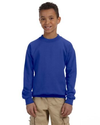 Gildan G180B Youth Heavy Blend™ 8 oz., 50/50 Fleece Crew