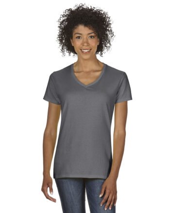 Gildan G500VL Ladies Heavy Cotton ™ 100% Cotton V-Neck T-Shirt