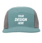 Custom Richardson 932 PCT 5-panel camper hat with personalized embroidery by Gigimas
