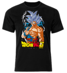 Men's Super Sayian Goku Jumbo Print Japanese Anime Tee T-Shirt