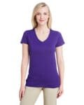 Gildan G47V Ladies' Performance® Ladies' 4.7 oz. V-Neck Tech T-Shirt