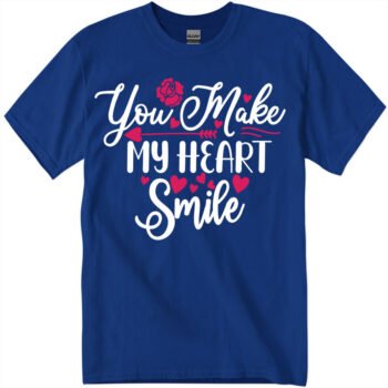 You Make My Heart Smile Love Valentine's Day Romance T-Shirt