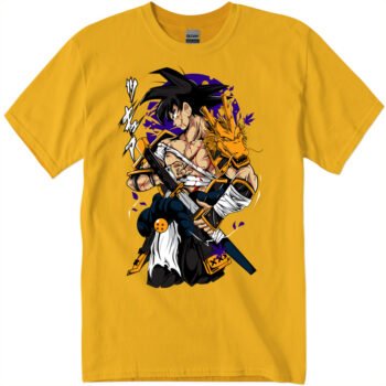 Black Crew Neck Graphic T-Shirt – Cartoon-Style Character Tee