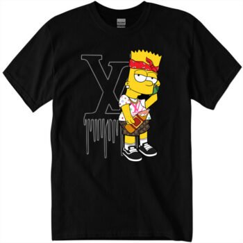 Bart Simpson Inspired Graphic T-Shirt – Cartoon Character Tee for Men & Women