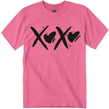 Woman's Premium Cotton XOXO Short Sleeve T Shirt