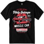 Dirty Garage Muscle Car T-Shirt 100% Cotton Premium Tee NEW